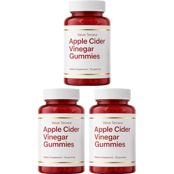 Value Terrace 3 Apple Cider Vinegar Gummies
