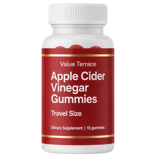Value Terrace 1 Travel Size Apple Cider Vinegar Gummies